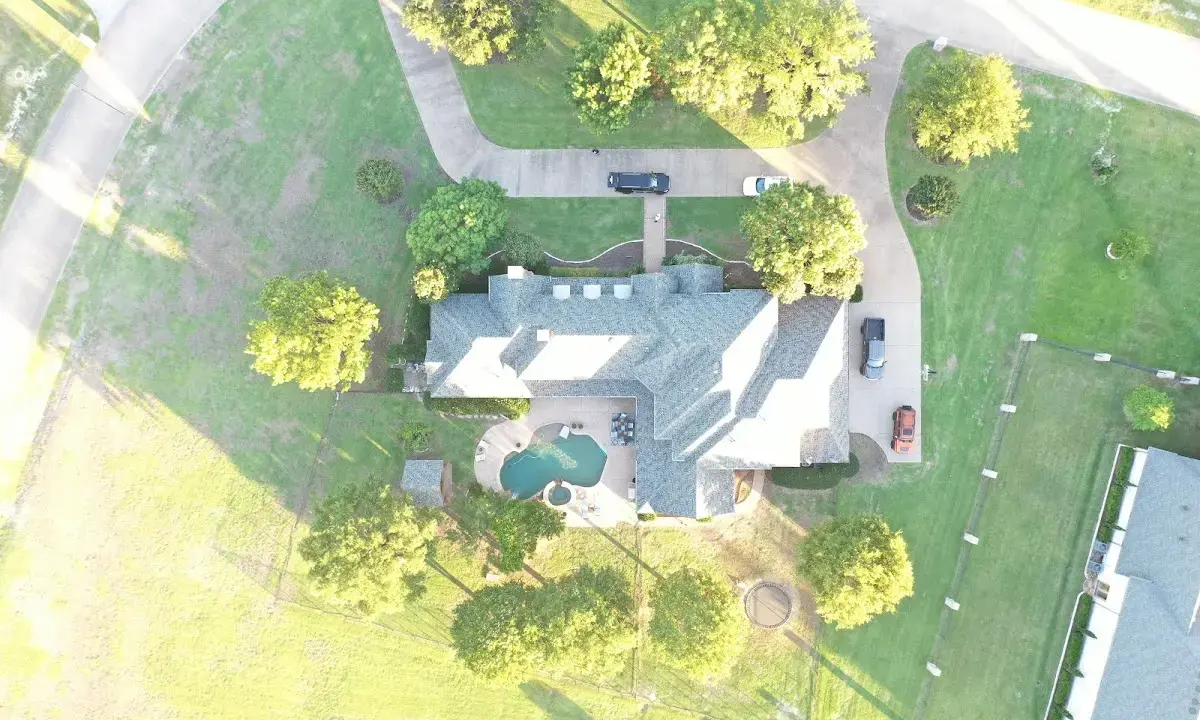 New shingle roof installation on a home in Bismarck